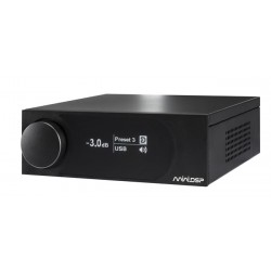 MINIDSP SHD POWER Lecteur réseau DAC PCM1795 DSP SHARC Dirac Live Amplificateur TPA3255 2x120W Noir