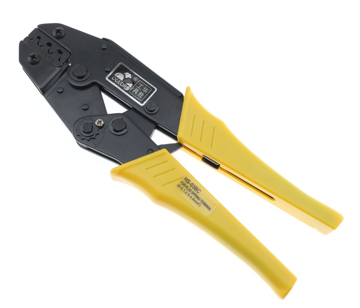 Ratchet Crimping Pliers for cable lug 0.5 to 6mm² 20-10AWG