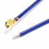 VH 3.96mm Cable Female to Bare Wire 1 Pole No Casing Gold Plated 40cm Blue (x10)