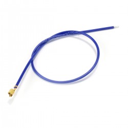 VH 3.96mm Cable Female to Bare wire 1 Pole No Casing Gold-Plated 40cm Blue (x10)
