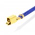 VH 3.96mm Cable Female to Bare Wire 1 Pole No Casing Gold Plated 40cm Blue (x10)