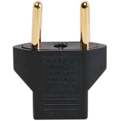 US Plug 2-pole Gold Plug to EN Plug