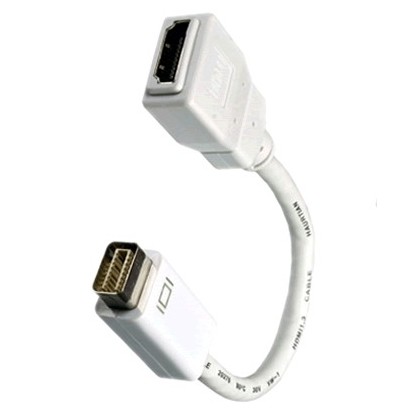 DINIC Mini DVI 32 broches vers HDMI (Macintosh)