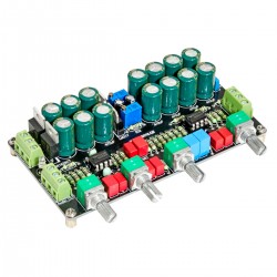 Preamplifier Board Volume Attenuator with Tone Control 2x NE5532