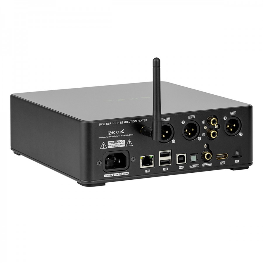 SMSL DP5 Streamer WiFi DLNA AirPlay Balanced AES/EBU HDMI I2S