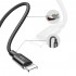 USB Cable USB-A to Lightning / USB-C / Micro USB 1.2m Black