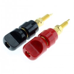 MUNDORF MCONNECT TPCU670GC Speaker Terminals Gold Plated OFC Copper Ø6mm (Pair)