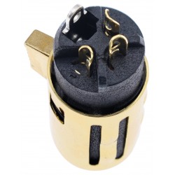 ELECAUDIO EX-102 Female 3 Pins XLR Connector Gold Plated Ø 8.5mm (Unité)