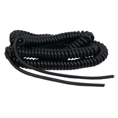 MONACOR Spiral cord for wiring Headphones 100-600 cm