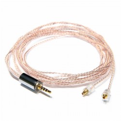 OEAUDIO 2DUALOFC Câble Casque Jack 2.5mm vers MMCX Symétrique Cuivre OFC PTFE Ø1.5mm 1.2m