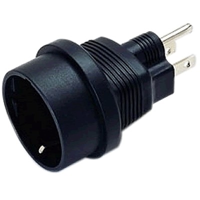 Power Connector Adapter FR EN50075 to USA US NEMA 1-15P