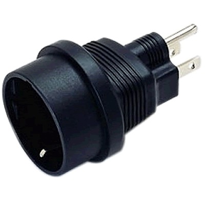 Power Connector Adapter FR EN50075 to USA US NEMA 5-15P