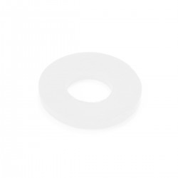 Flat Nylon Washers M4 x 1mm Black (x10)