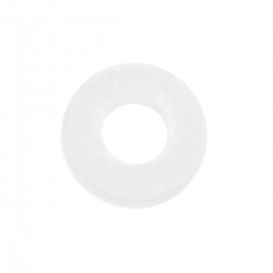 Flat Nylon Washers M4 x 1mm Black (x10)