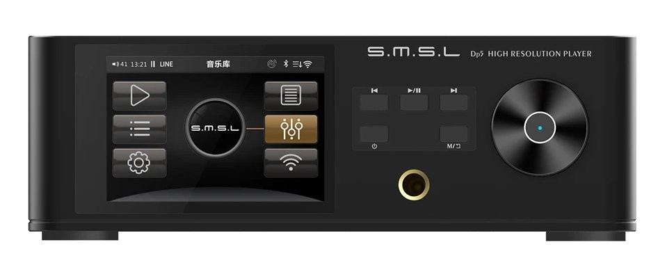 SMSL DP5 Lecteur Réseau DAC ES9038Pro Symétrique AES/EBU HDMI I2S MQA