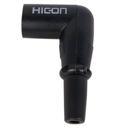 Hicon HI-XCM3AN-BLK Connecteur XLR Mâle coudé à 90°