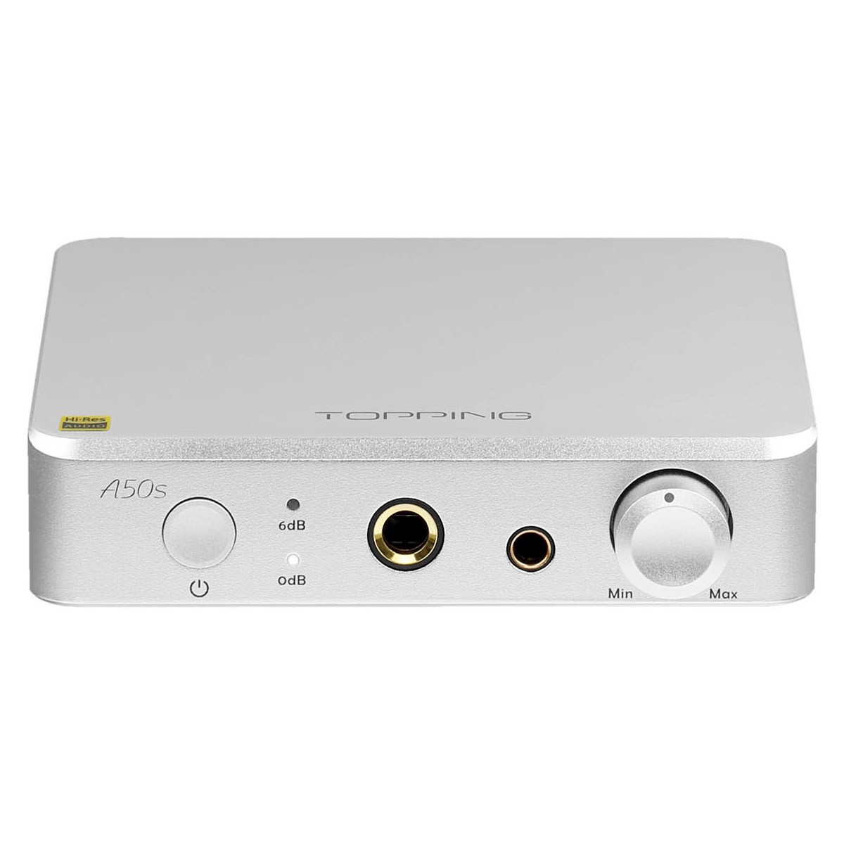 TOPPING A50S Balanced Headphone Amplifier Preamplifier Silver