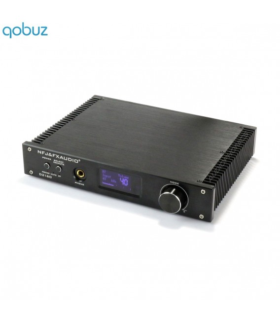 FX-AUDIO D2160 MKII Amplificateur FDA Bluetooth 5.0 Class D TAS5614 2x100w 4 Ohm Noir
