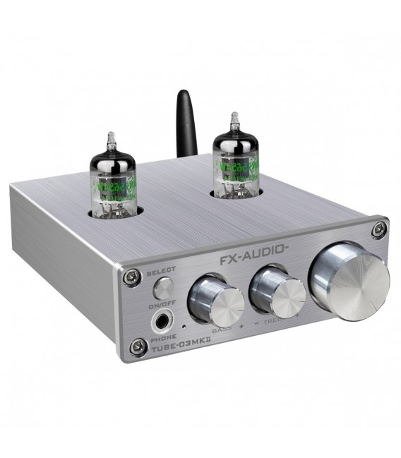 FX-AUDIO TUBE-03 MKII Stereo Tube Preamplifier 6K4 Bluetooth