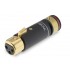 VIABLUE T6S XL Gold Plated 24k 3 Way Female XLR Connector Ø12mm Red (Unit)