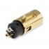 VIABLUE T6S XL Gold Plated 24k 3 Way Female XLR Connector Ø12mm Red (Unit)