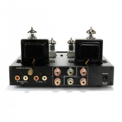 FX-AUDIO TUBE-P1 Valves Amplifier with Phono MM Input 6J1 + 6P1 Stereo Silver