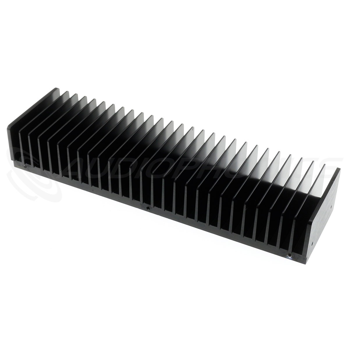 Audiophonics - Radiateur Dissipateur Thermique Anodisé 300x85x50mm Noir