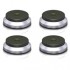 VIABLUE QTC DISCS Disques de Remplacement pour Pointes 10x3mm Argent (Set x4)