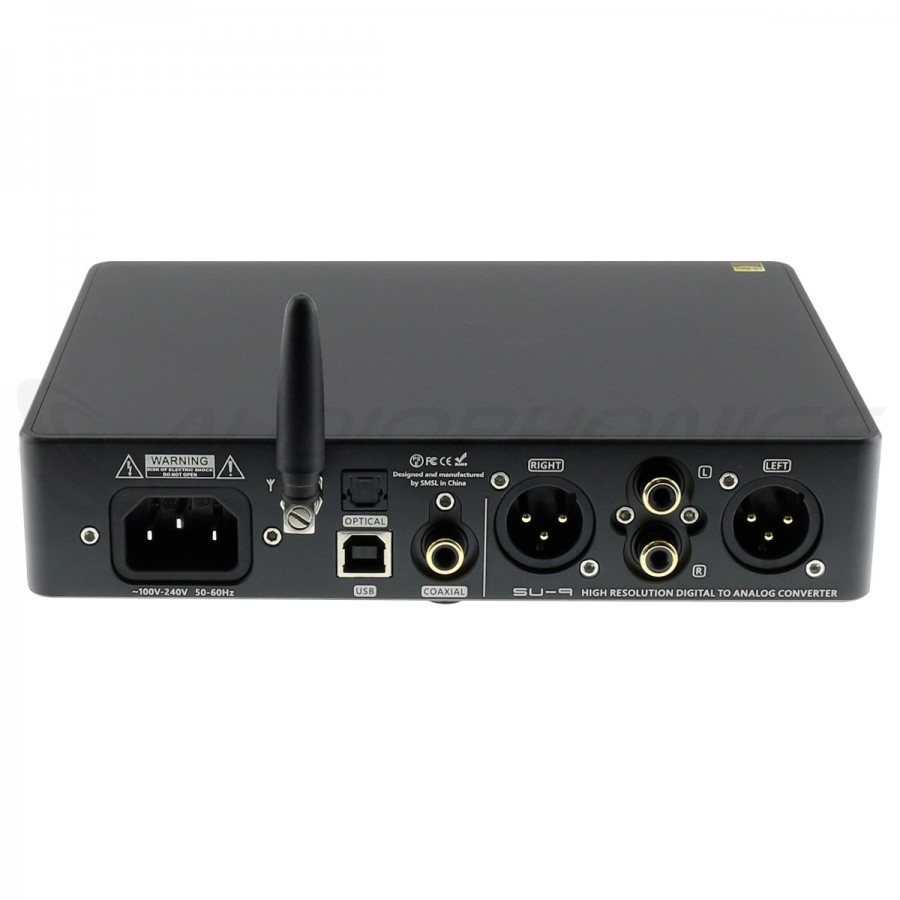 SMSL SU-9 mqa Full décodeur Bluetooth 5.0 ES9038 DAC LDAC USB équilibré Décodeur 