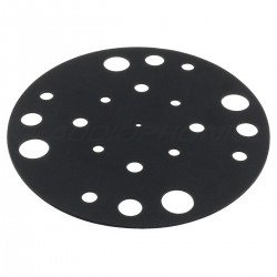 1877PHONO EHX-RUBBER MAT Couvre Plateau / Support Absorbant pour Vinyle Textile / Caoutchouc Noir