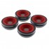 AUDIO BASTION REDLINE DAMPER PLUS+ Absorbeur de Vibrations Aluminium / Silicone 49 x 20mm (Set x4)