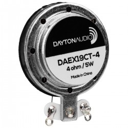 DAYTON AUDIO DAEX19CT-4 Speaker Driver Exciter Full Range 5W 4 Ohm Ø19mm