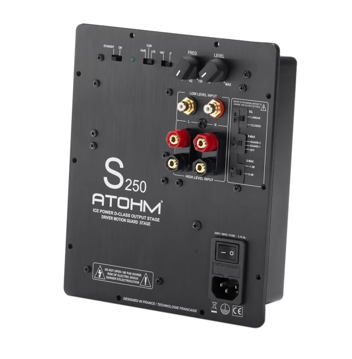 ATOHM S250-X ICE POWER Module Amplificateur Class D Subwoofer 220W 4Ω