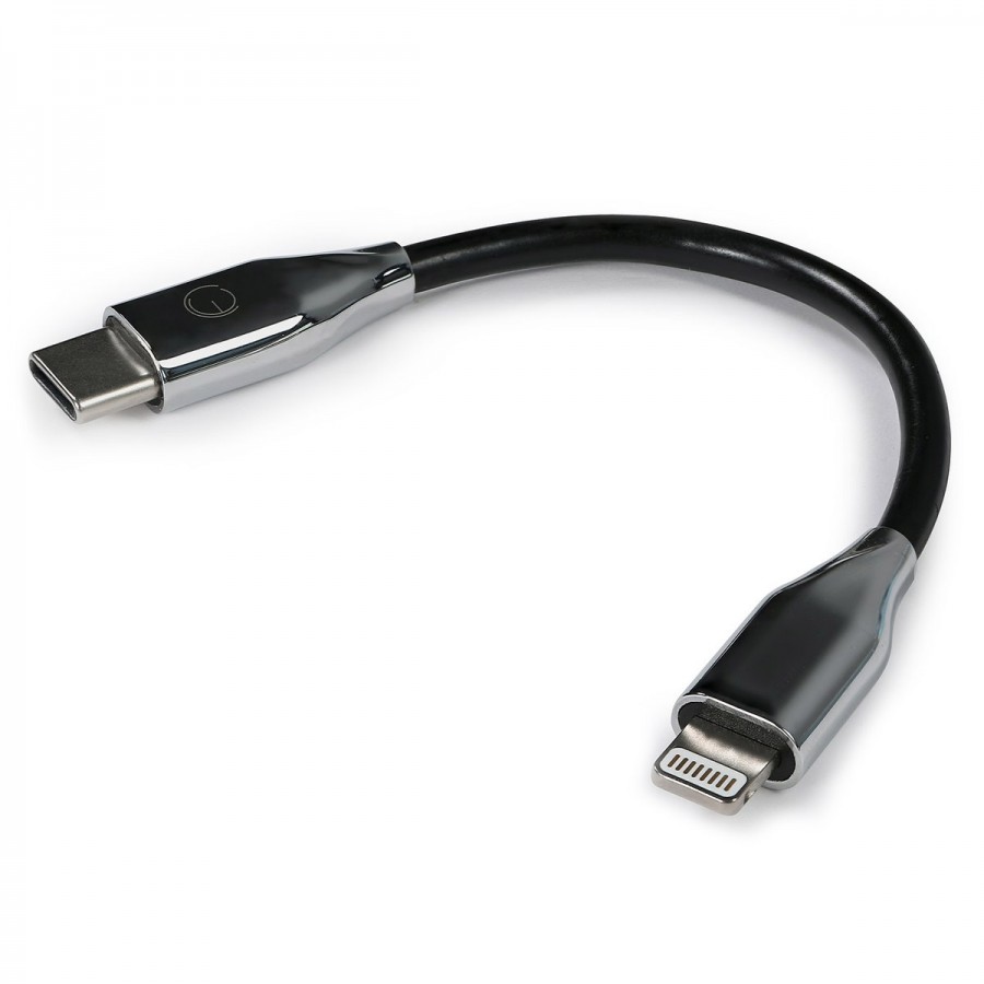 OEOTG Lightning USB-C Cable 12cm - Audiophonics