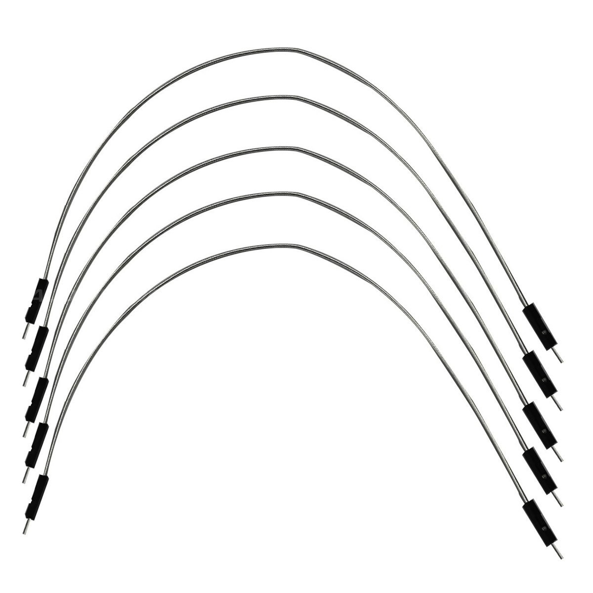 Câble I2S 2.54mm Mâle / Mâle Plaqué Argent 15cm (x5)