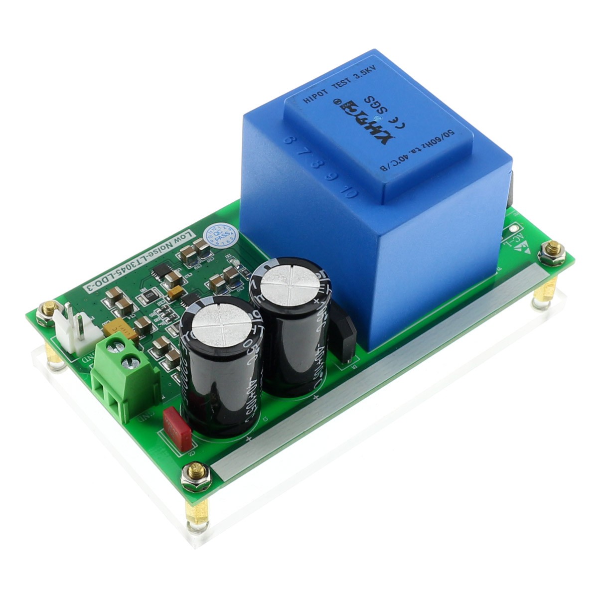 Regulated Linear Power Supply Module 3x LT3045 5V AC - Audiophonics