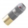 VIBORG XM-202G Male XLR Connector 3 Poles Gold / Silver Plated Pure Copper Ø11mm Red (Unit)