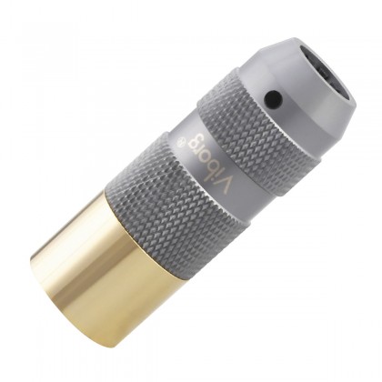 VIBORG XF-202G Male XLR Connector 3 Poles Gold / Silver Plated Pure Copper Ø11mm Black (Unit)