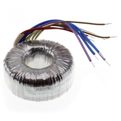 Toroidal Transformer 160VA 2x24V + 2x15V Standard Profile