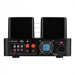 Dayton Audio HTA100BT Amplificateur 2 Hybride à Tube SPDIF USB BT5.0 Phono 100W