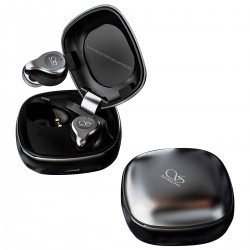 SHANLING MTW300 Écouteurs Intra-Auriculaires IEM Bluetooth 5.2 QCC3040 aptX Noir