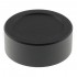 Aluminum Button D Shaft 40mm Ø6mm Black