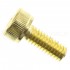 TCHC Screws Cylindrical Head BTR M3x8mm Gold (x10)