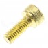 TCHC Screws Cylindrical Head BTR M3x8mm Gold (x10)