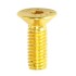 TFHC Countersunk Head screws BTR M3x8mm Gold (x10)