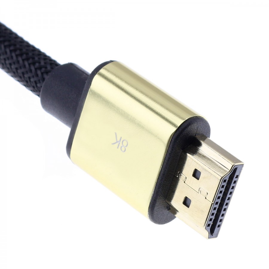 Câble HDMI 2.1 8K 60Hz 48Gbps HDR eARC ALLM Dolby 1.5m - Audiophonics