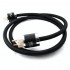 LUDIC AESIR Power Cable Schuko IEC C15 UP-OCC Copper Gold Plated 1m