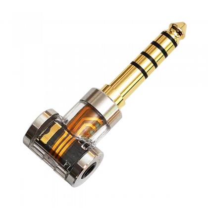 DD DJ44A Adapter Male Jack 6.35mm to Female Balanced Jack 2.5mm Gold Plated