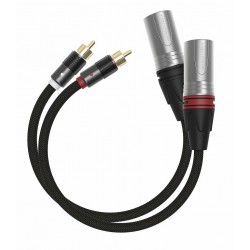 KHADAS Câble symétrique XLR 3 Pin vers RCA symétrique Cuivre OCC 1m (La paire)