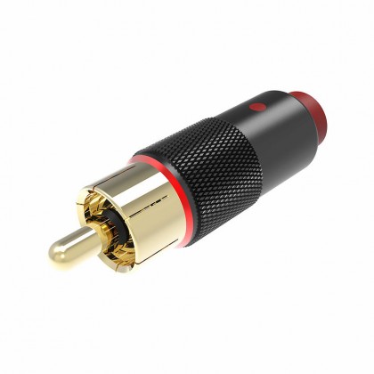 KHADAS Connecteur RCA symétrique Rouge Ø9mm